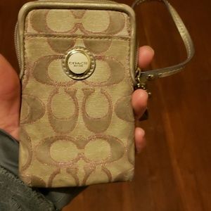 Coach wristlet